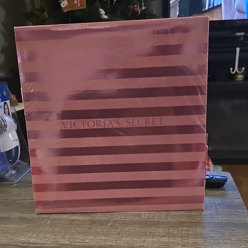 3 Victoria's Secret Pink Striped Box